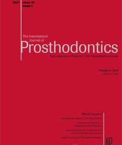 the international journal of prosthodontics
